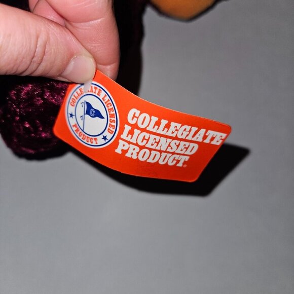 Hokie Bird Plush VT Virginia Tech Mascot 16" Stuffed Toy Factory Collegiate - Picture 8 of 10